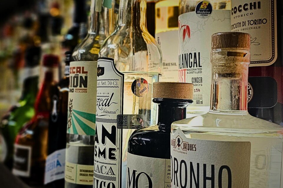 Some bottles sold exclusively by the Black Pepper and Basil wine cellar