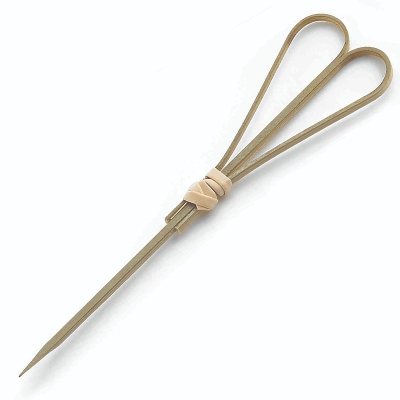 Hearted Looped Bamboo Pick 11,5Cm (Pck 100) Hearted Looped Bamboo Pick 11,5Cm (Pck 100)
