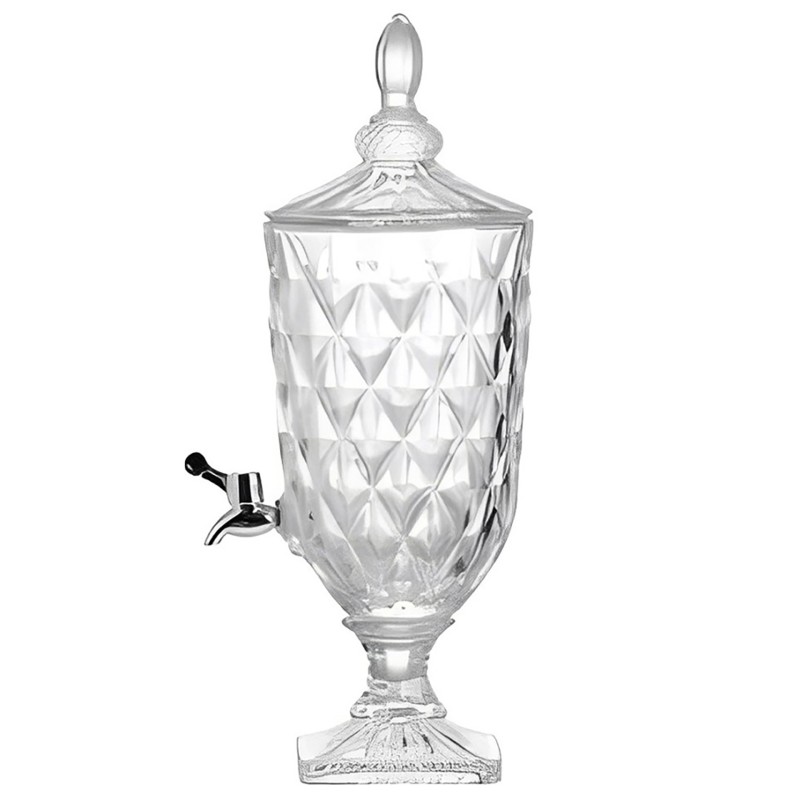 Drinks Dispenser Glass Diamond 5L