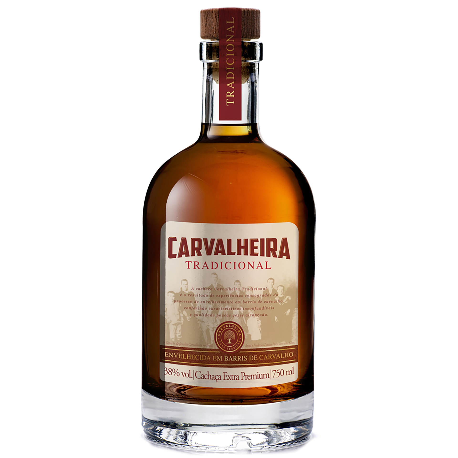 Cachaça Carvalheira Tradicional 75Cl 38%