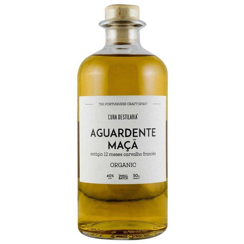Aguardente Orgnica Ma Estgio 12 Meses Cura 40% 50Cl