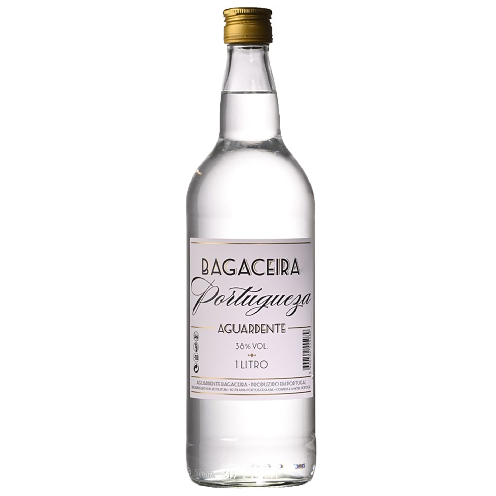 Aguardente Bagaceira Portugueza 1Lt 38%