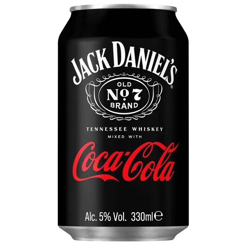 Rtd Jack Daniels & Cola 33Cl 7%