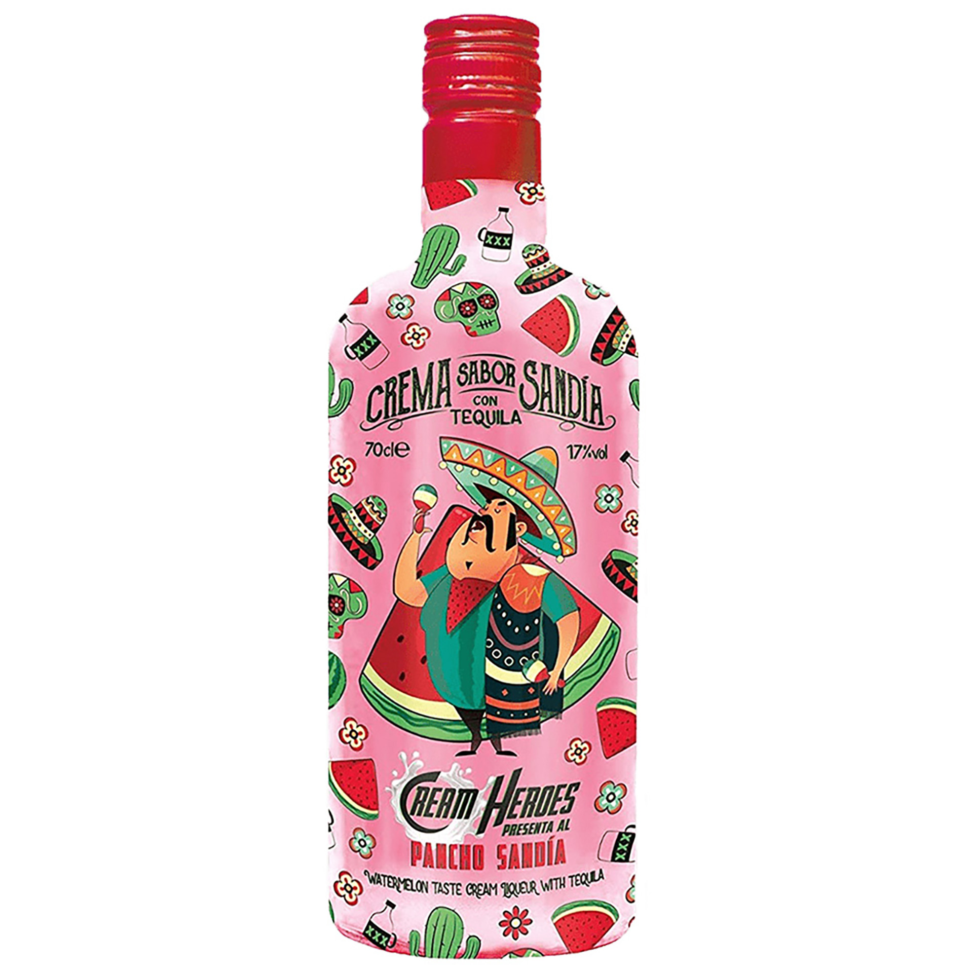 Tequila Cream Heroes Pancho Sandia 70Cl 17%