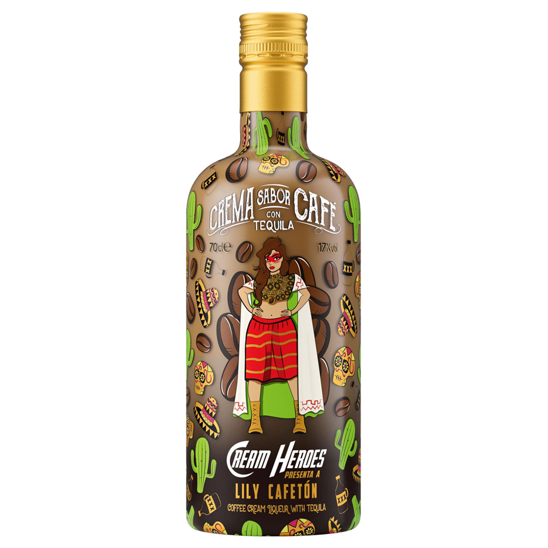 Tequila Cream Heroes Lily Cafeton 70Cl 17%