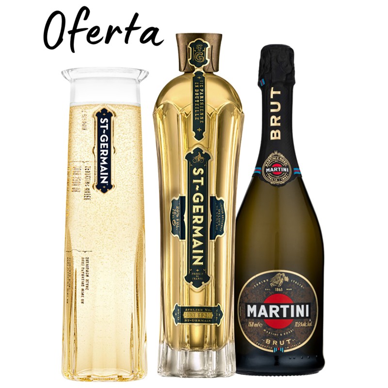 Pack 1 St-Germain 70Cl And 1 Martini Brut 75Cl = We Offer 1 St-Germain Jug