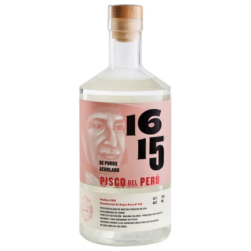 Pisco 1615 Acholado Per 70Cl