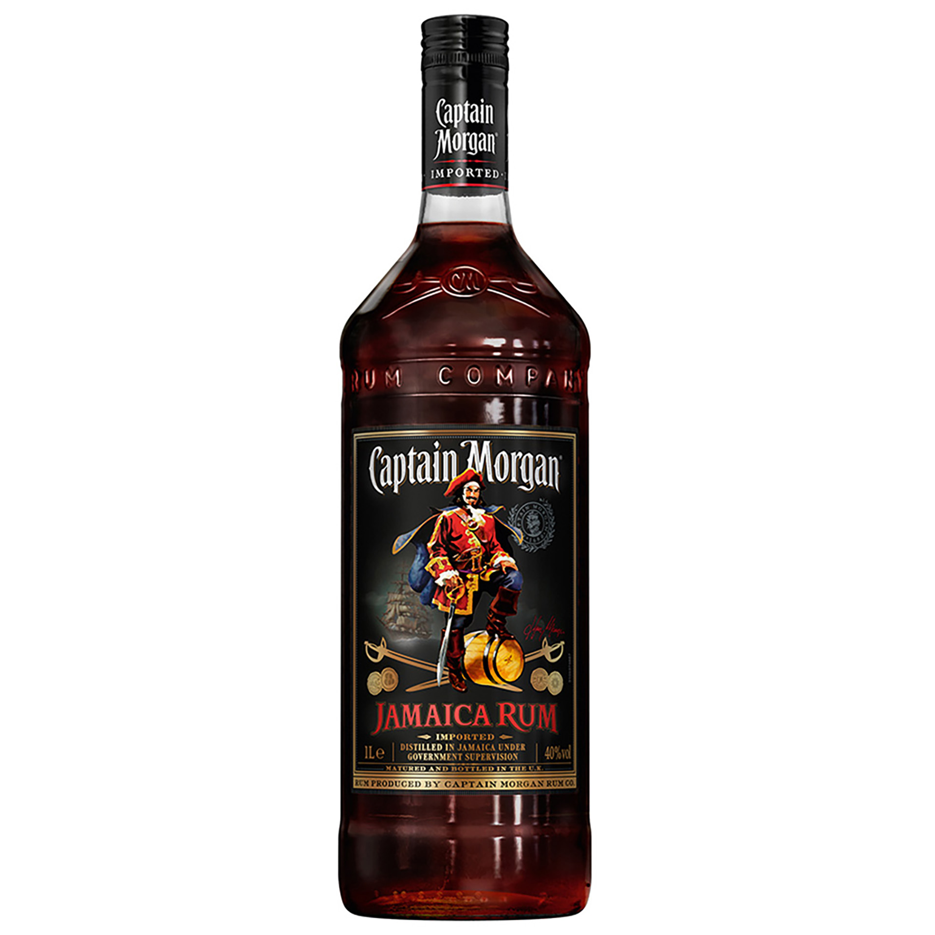 Rum Captain Morgan Black Spiced 1L