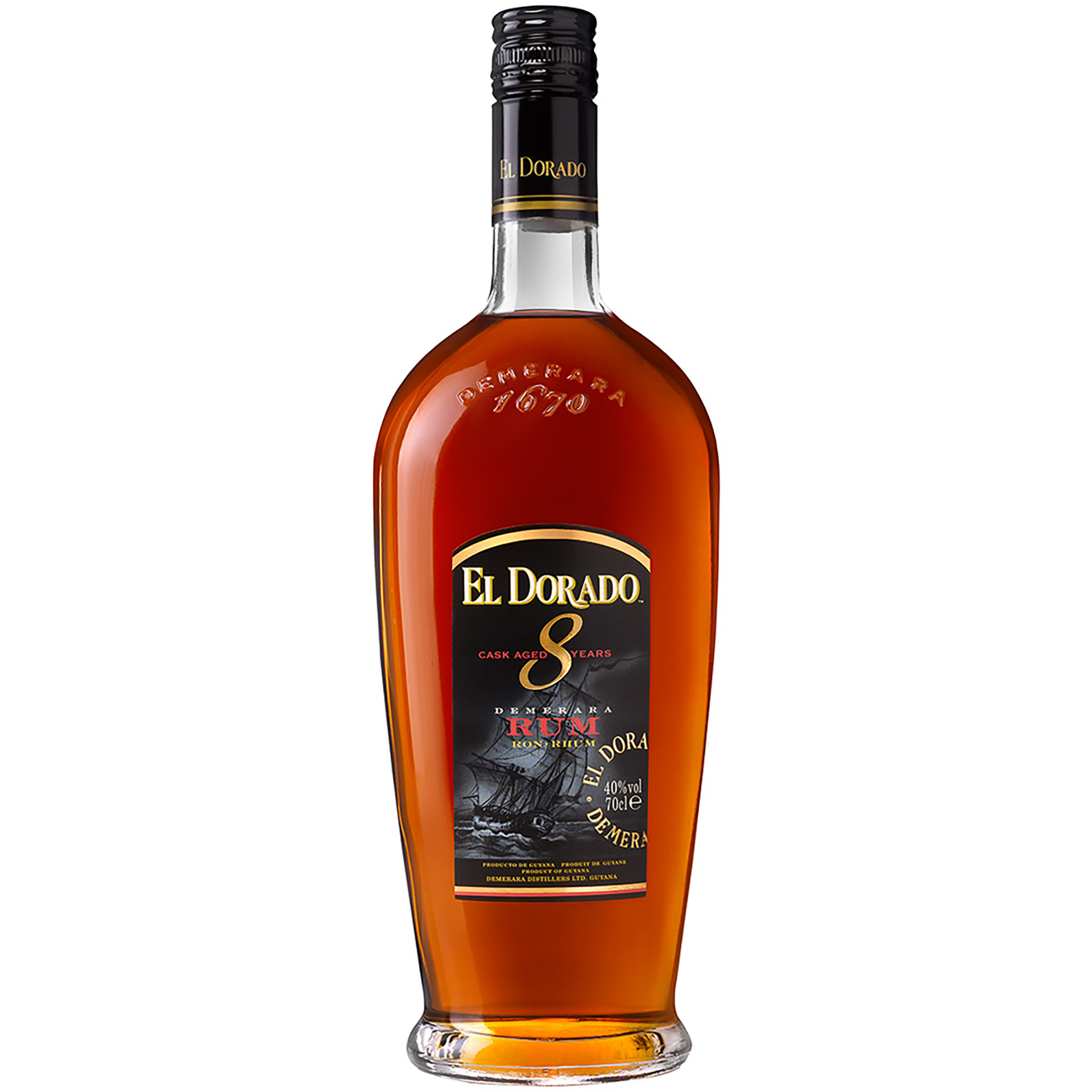 Rum El Dorado 8 Anos 70Cl