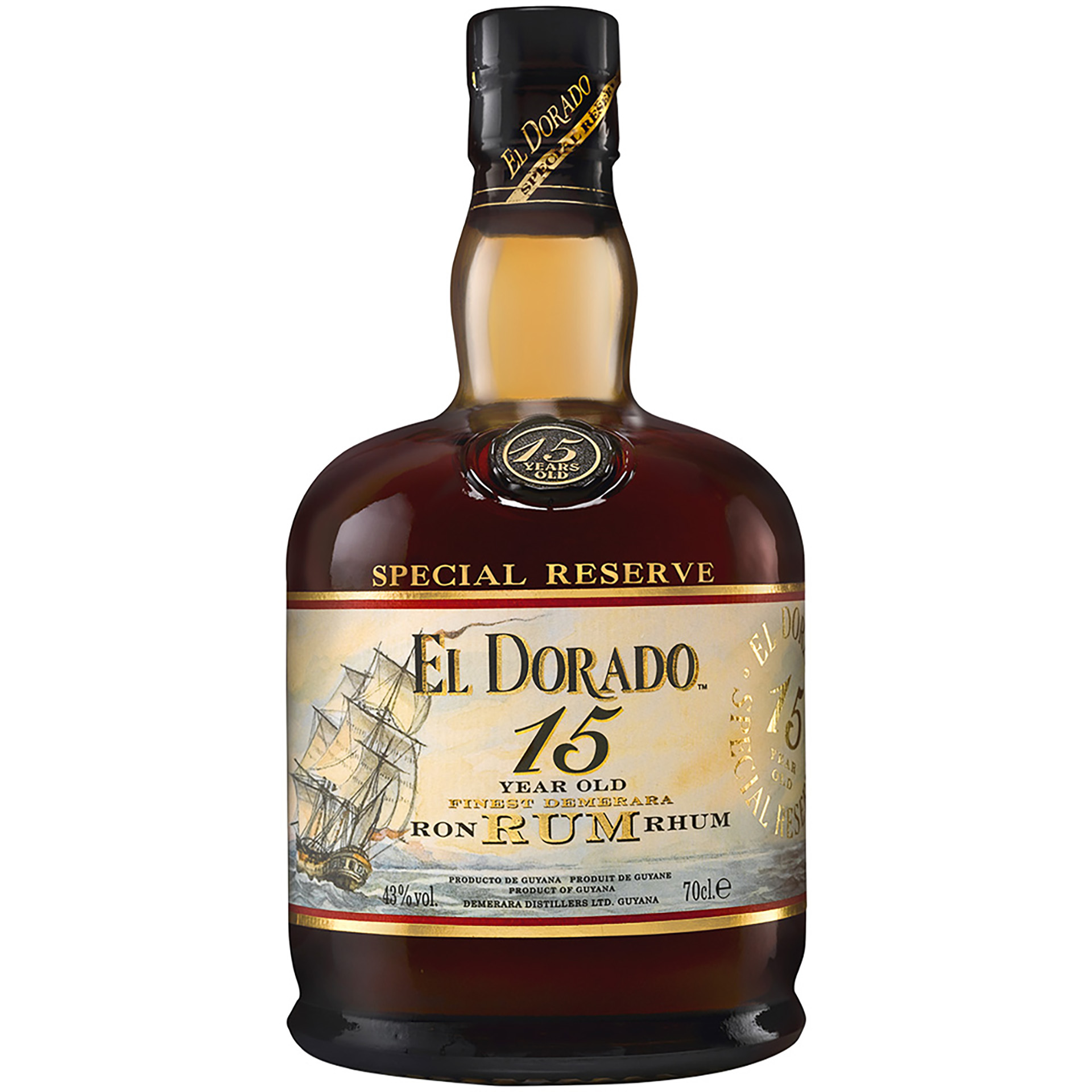 Rum El Dorado 15 Anos 70Cl