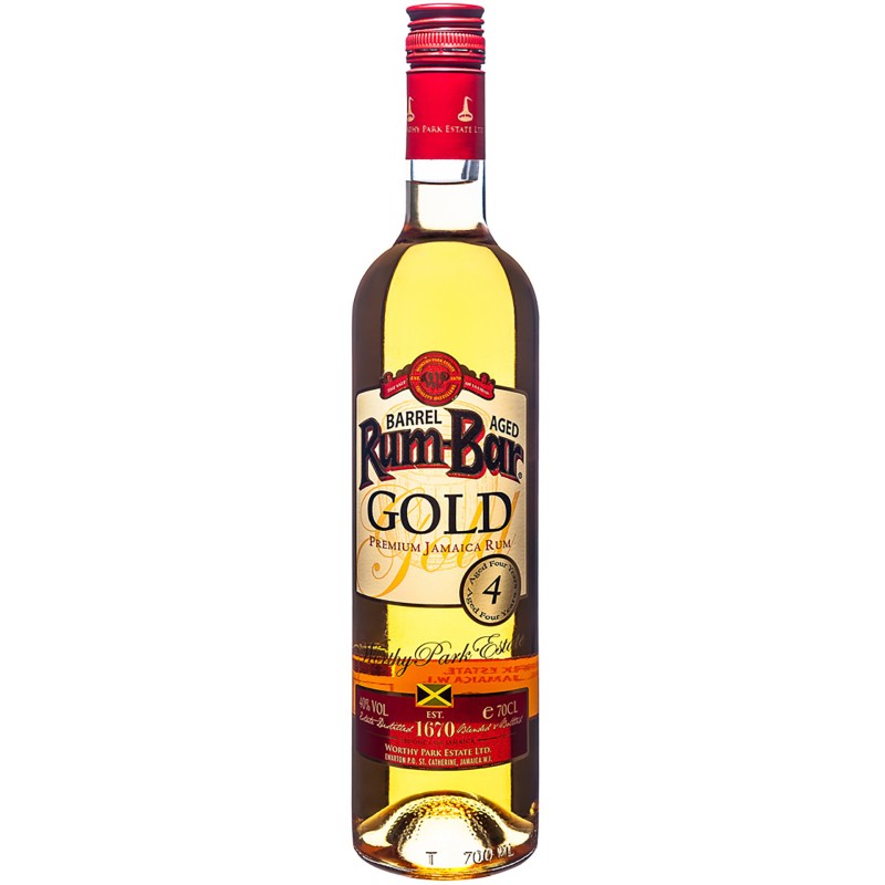 Rum Worthy Park Estate Rum-Bar Gold 4Y 40% 70Cl