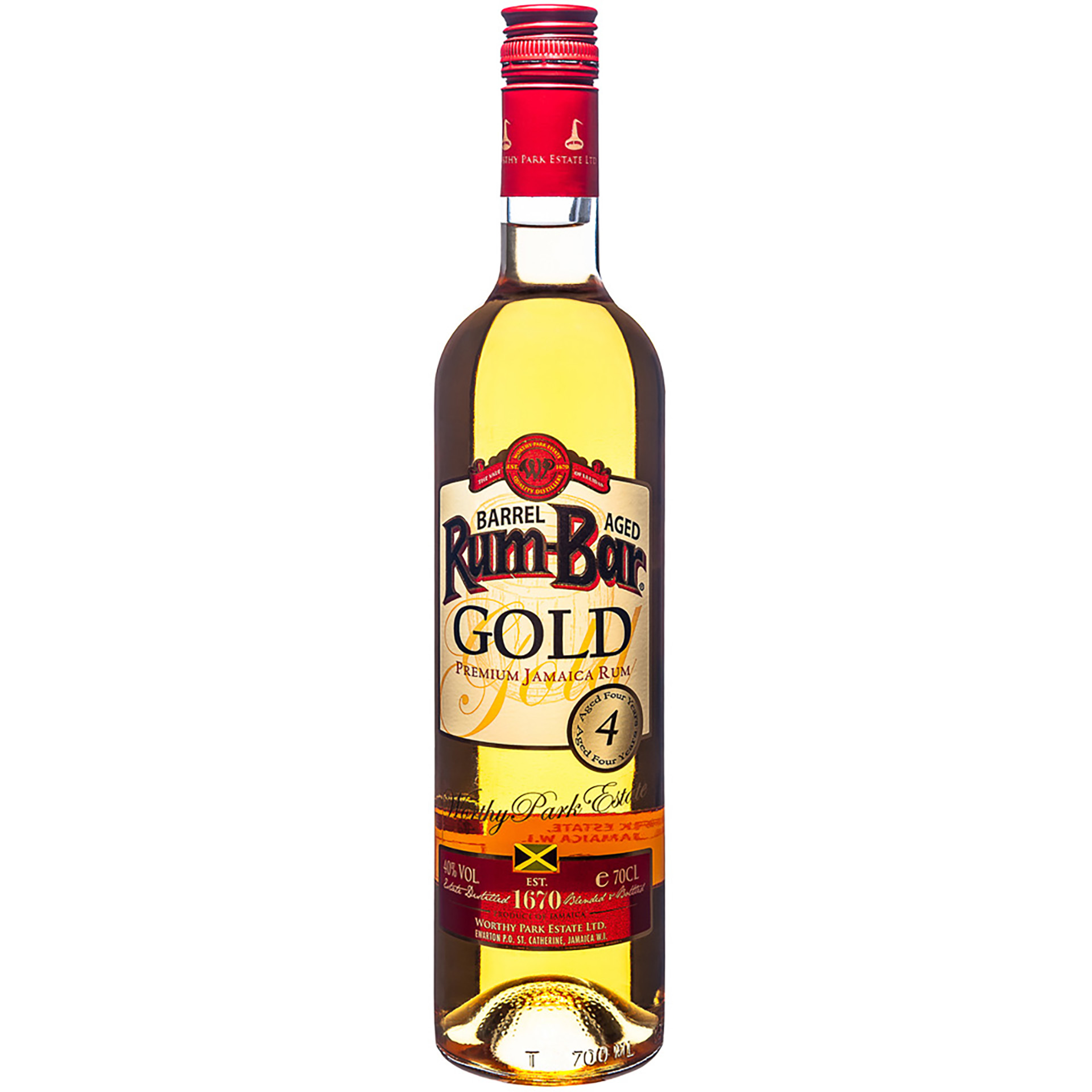 Rum Worthy Park Estate Bar Gold 4 Anos 70Cl