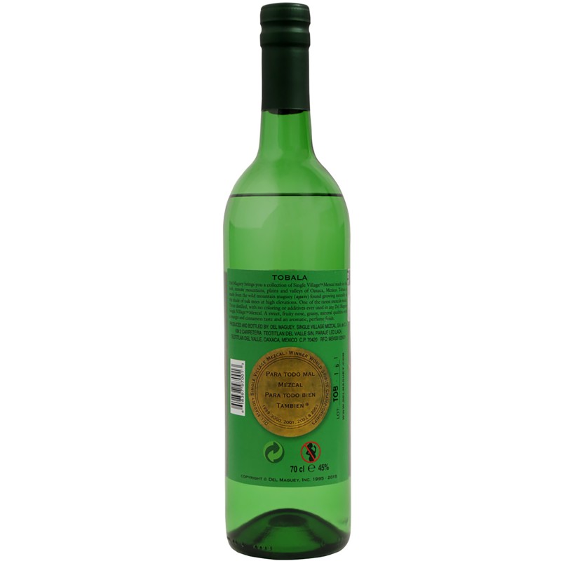Mezcal Del Maguey Tobala Joven 70Cl