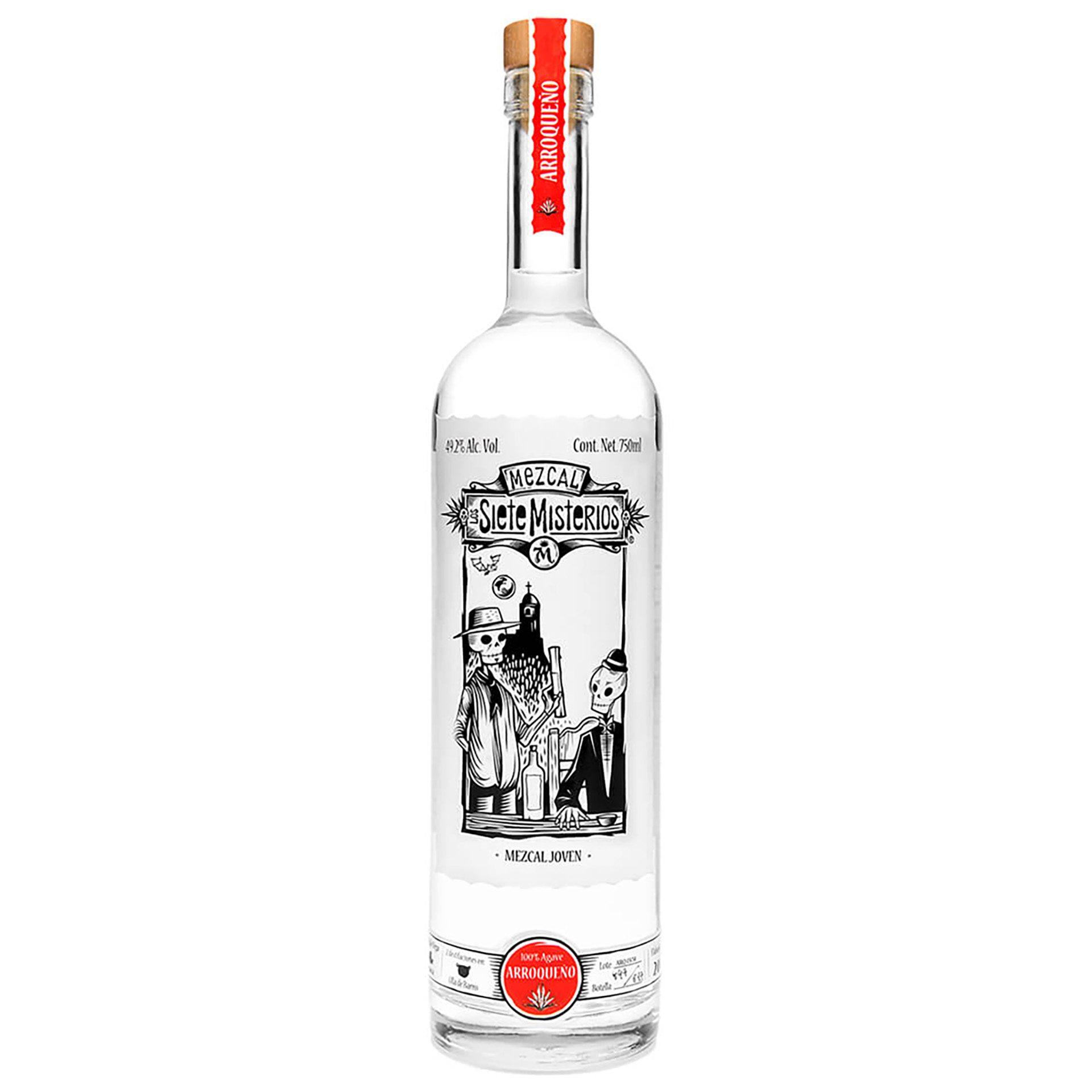 Mezcal Siete Misterios Arroqueno 70Cl