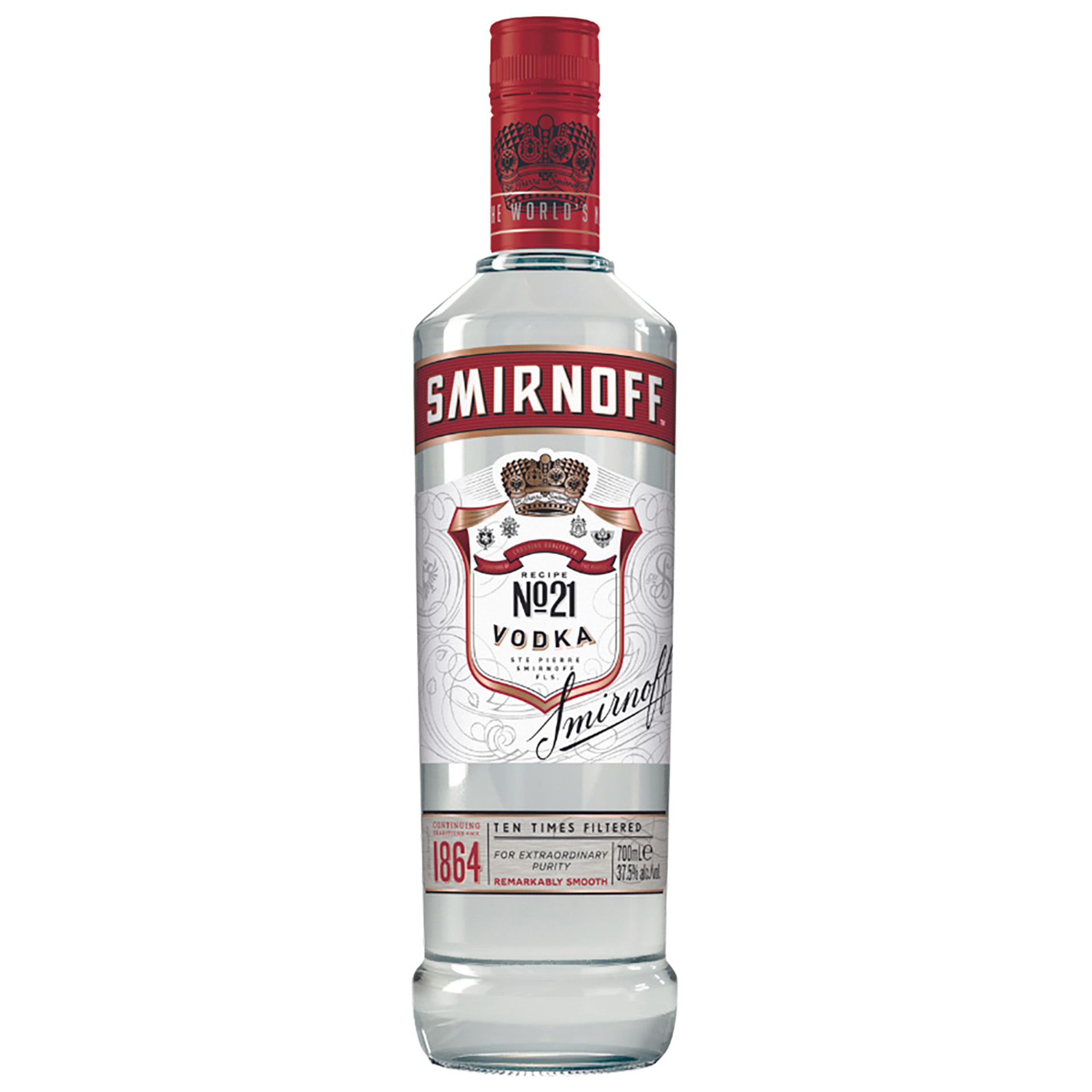 Vodka Smirnoff Red 37,5% 70Cl