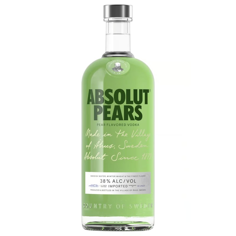 Vodka Absolut Pears (Pra) 1Lt 38%