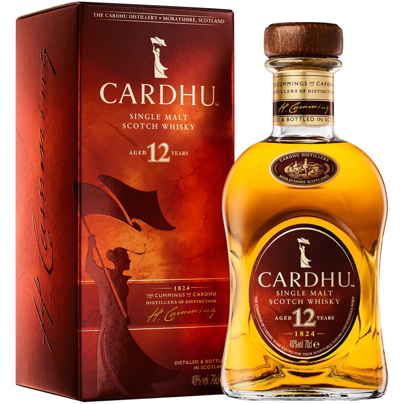 Whisky Single Malt Cardhu 12 Anos Esccia 70Cl 40%
