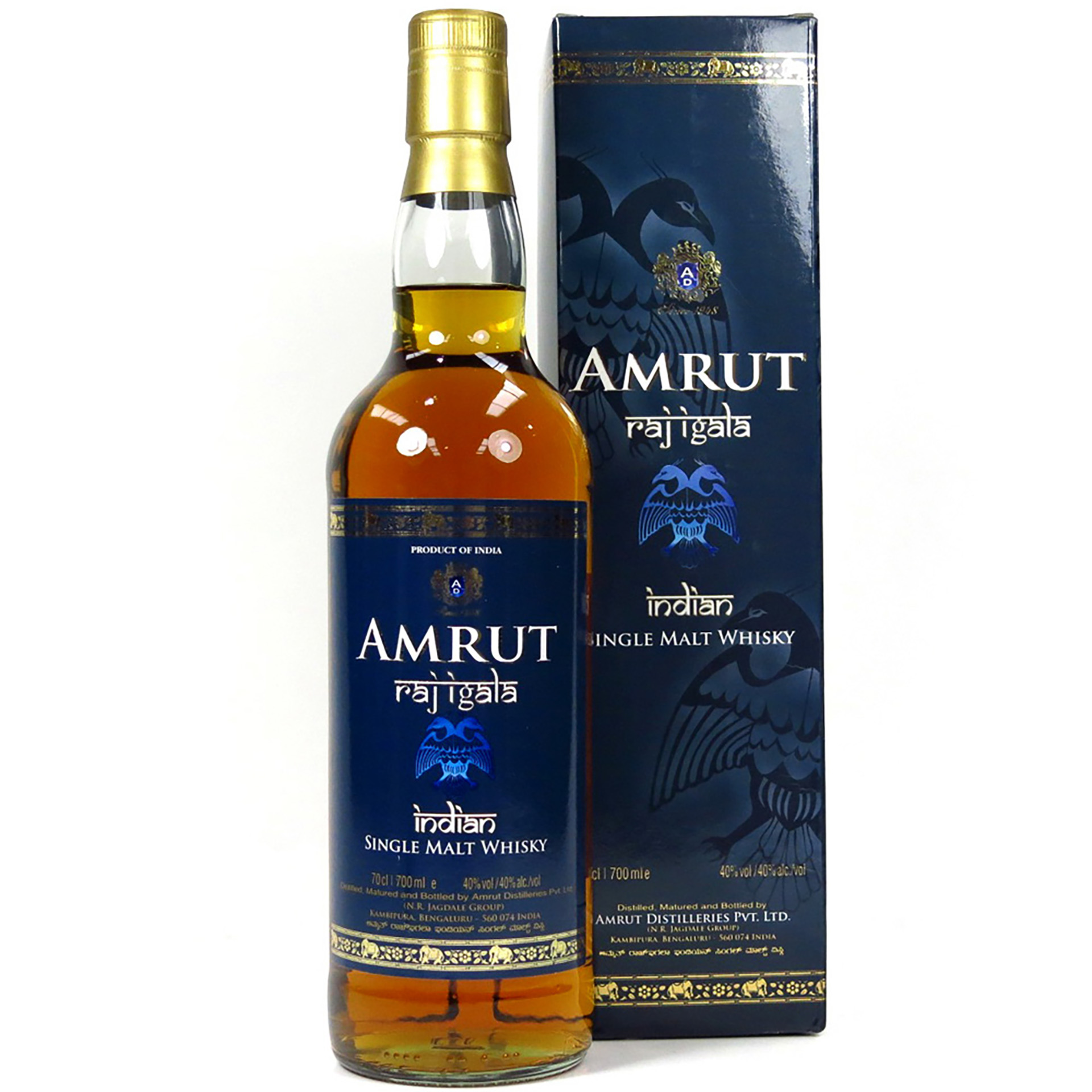 Whisky Single Malt Amrut Raj Igala India 70Cl 40%