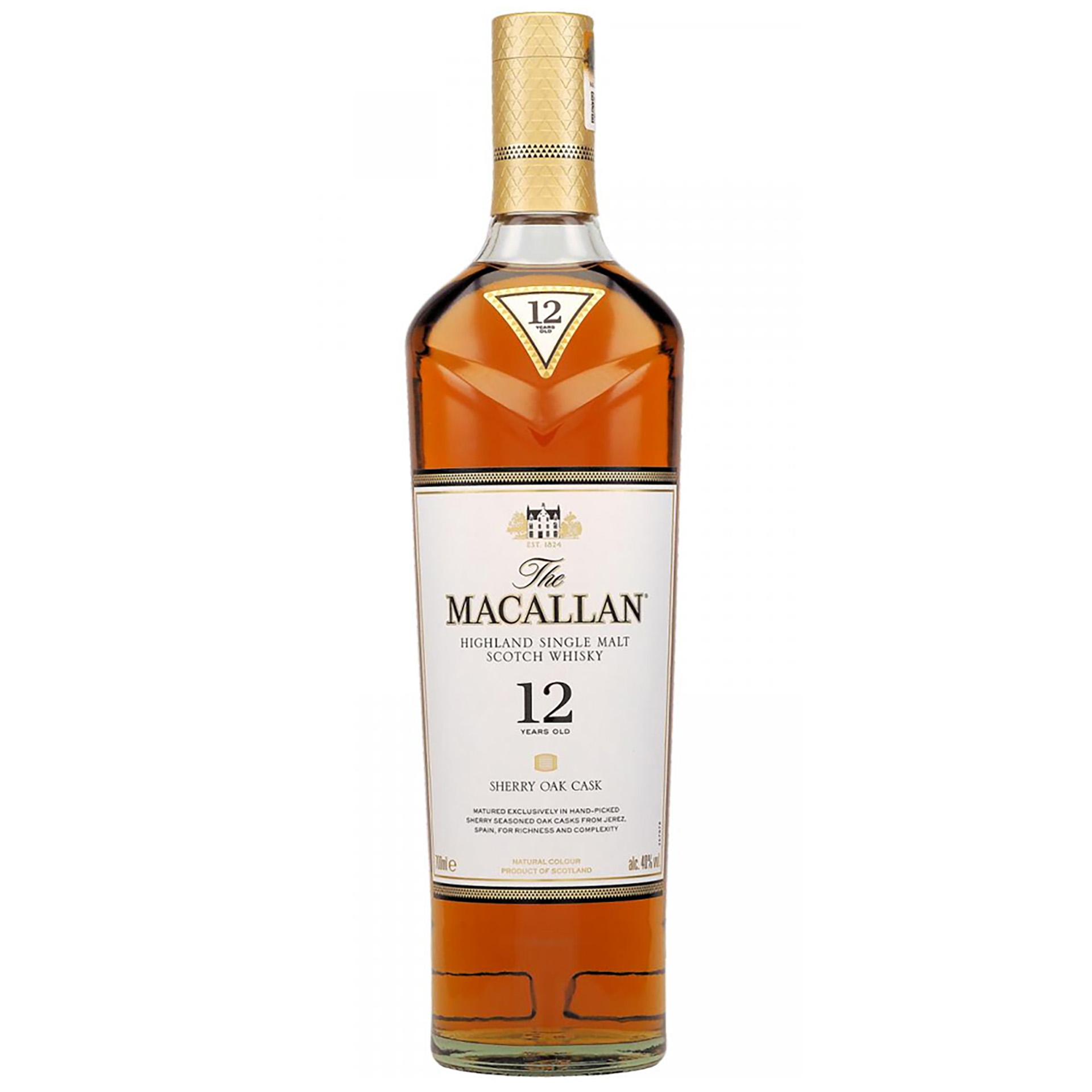 Whisky Macallan 12Y Sherry Oak 70Cl