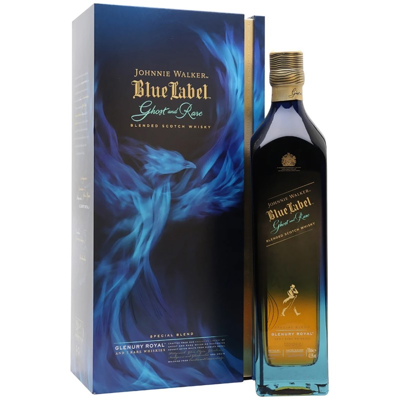Whisky Johnnie Walker Blue Label Ghost And Rare Glenury Royal 70Cl 43,8%