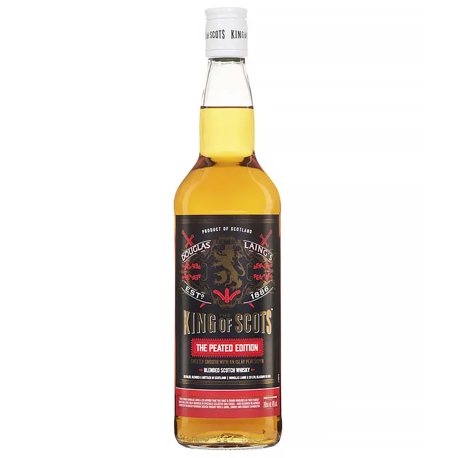 Whisky King Of Scots Peated Blended 70Cl 40%
