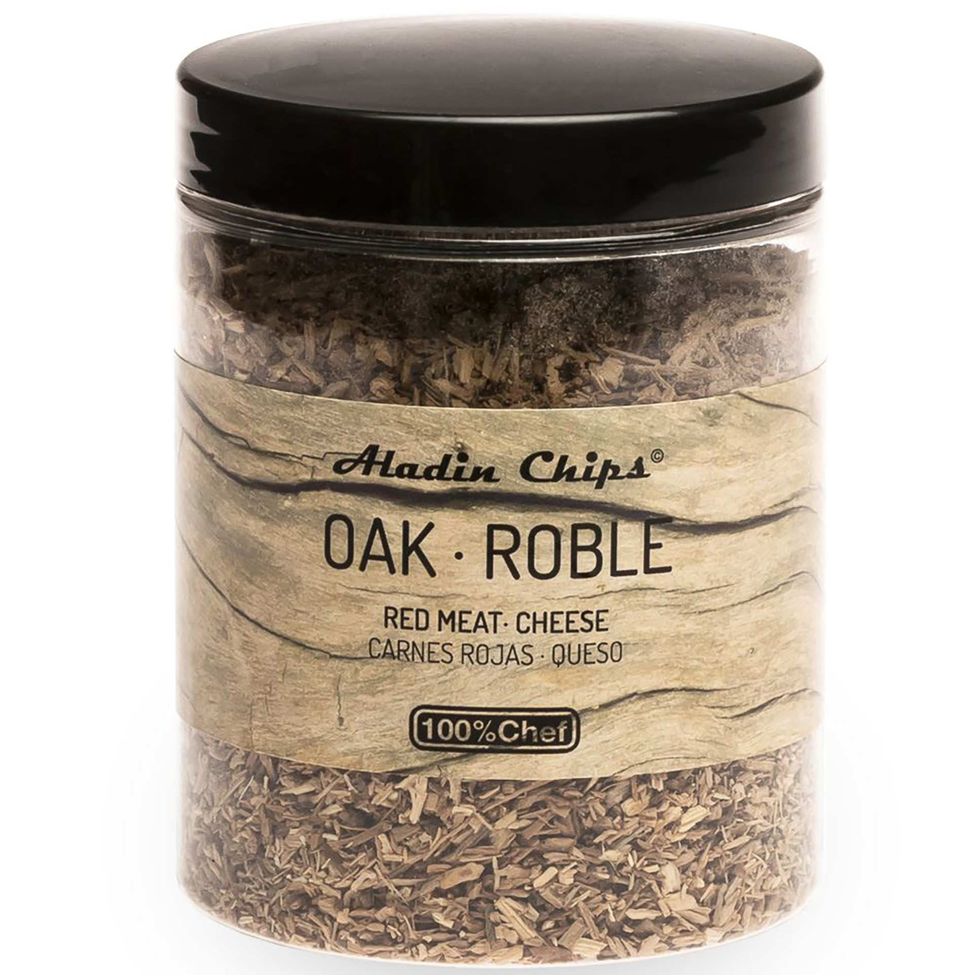 Chips De Madeira P/ Máquinas De Fumo Carvalho 80G