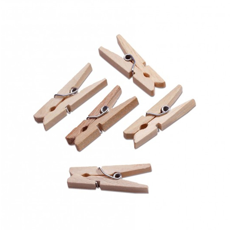 Pina Bamboo Mola Da Roupa (100 Un.) Pc/68588