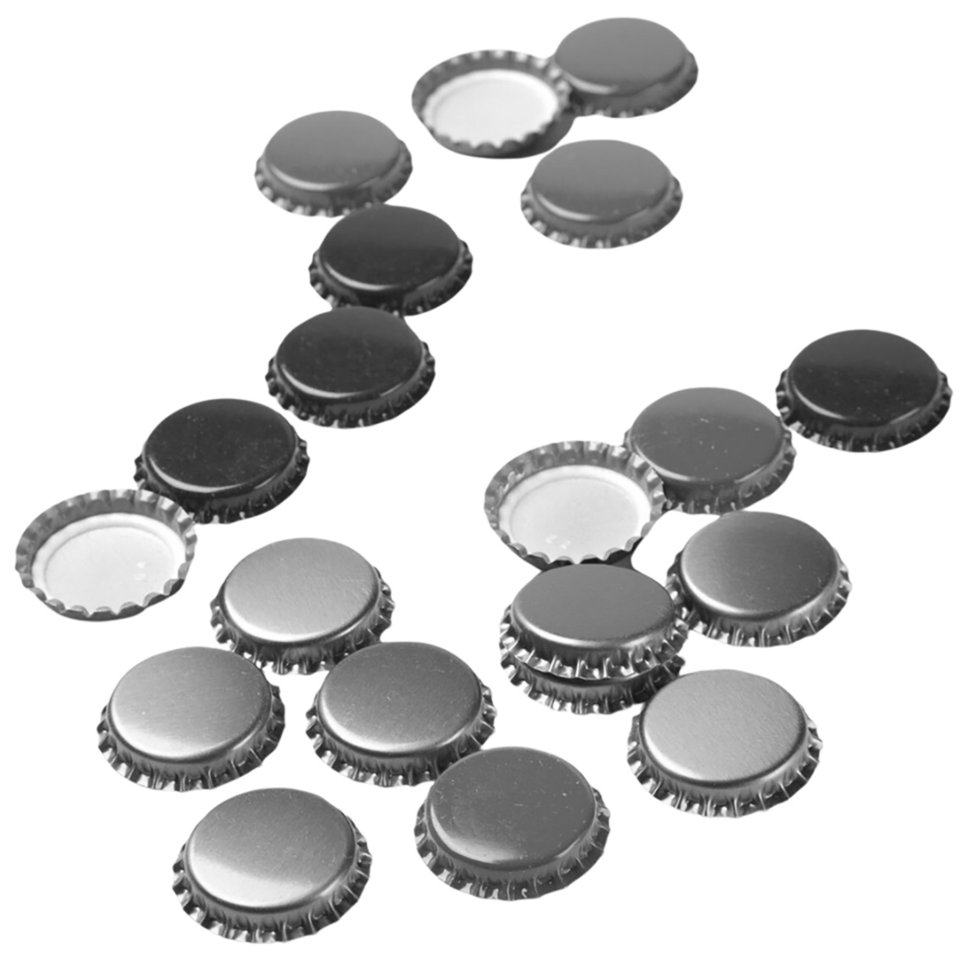 Caricas Prateadas 100 Un.