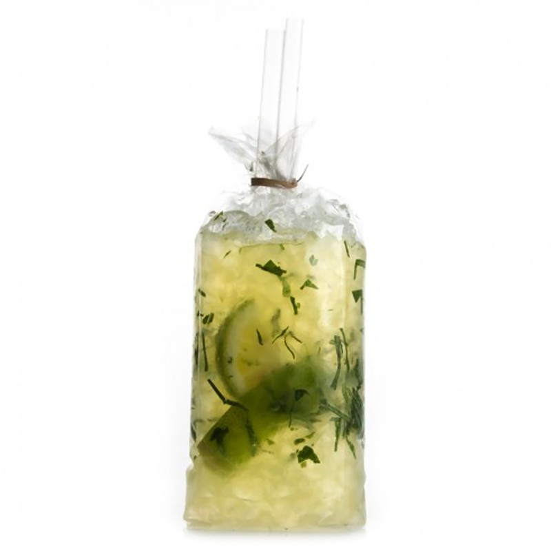Mini Bolsa Plastica Cocktail (100Un) 6X5X17Cm 100/0152