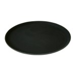 Bandeja 28Cm Preta Fibra De Vidro