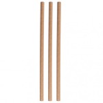 Straw Eco Paper Bege 6X150Mm (Pck 250)