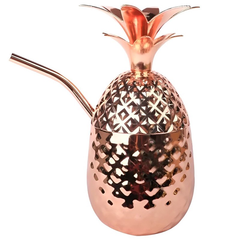 Copo Anans 45,5Cl Cobre C/Palhinha