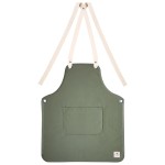 Apron Yako 1012P Vegan Leather Forest Green