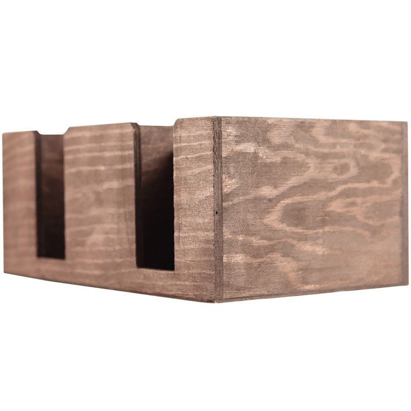 Bar Caddy Madeira 6 Comp 25X15X11Cm