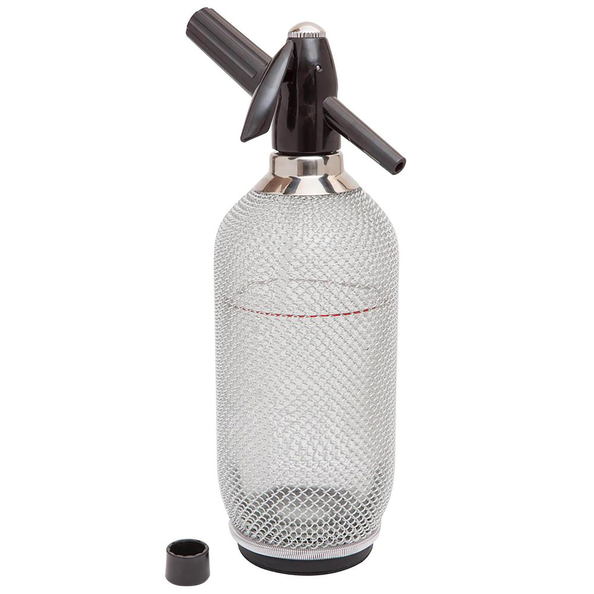 Sifão Soda Malha Prateada 1L