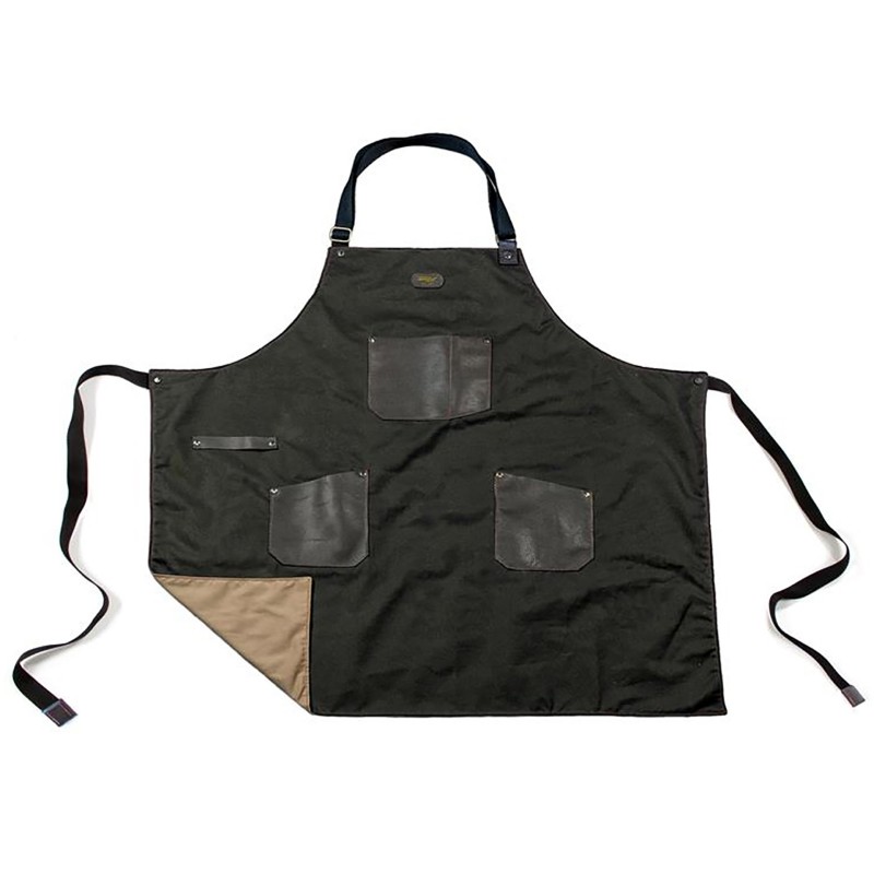 Apron Leather Dark Brown Bonzer Rockingham