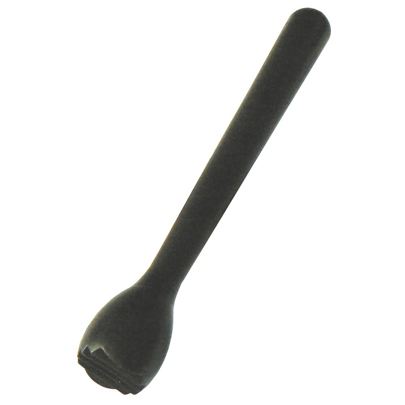 Muddler 21,5Cm Notched Black Plastic