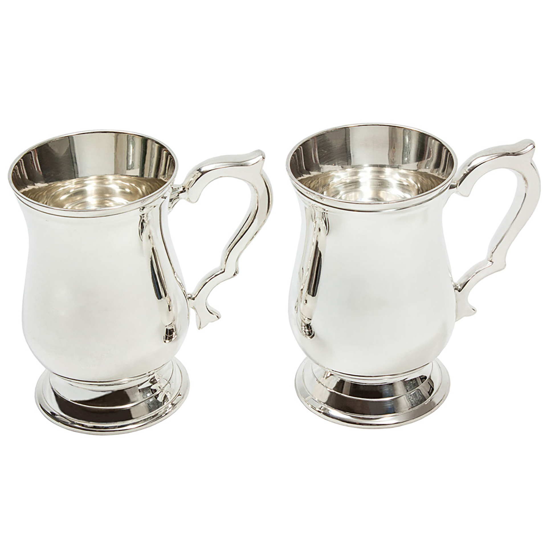 Blue Blazer Mugs Silver 57.5Cl