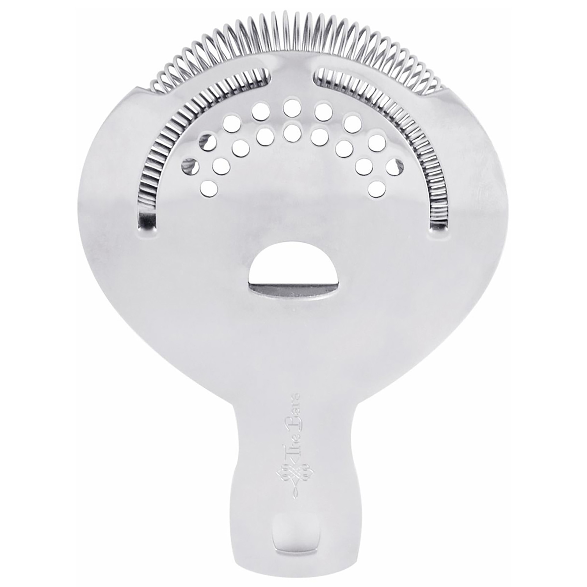 Deluxe Bar Strainer No Prong S/S