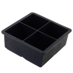 Ice Mould 4 Cube 57Mm Black Silicone