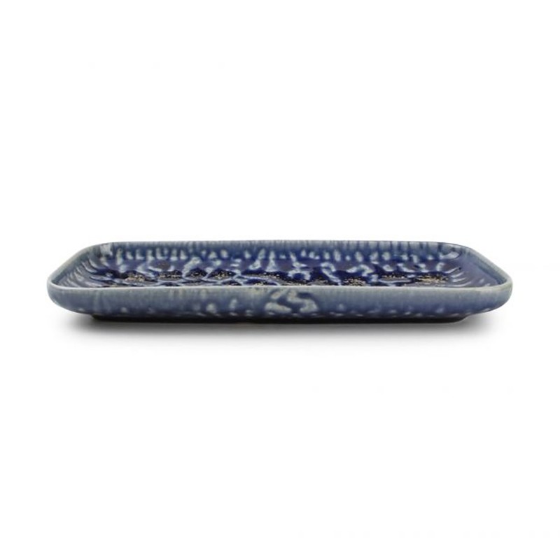 Prato Retangular 22X10Cm Oxido Blue Prato Retangular 22X10Cm Oxido Blue