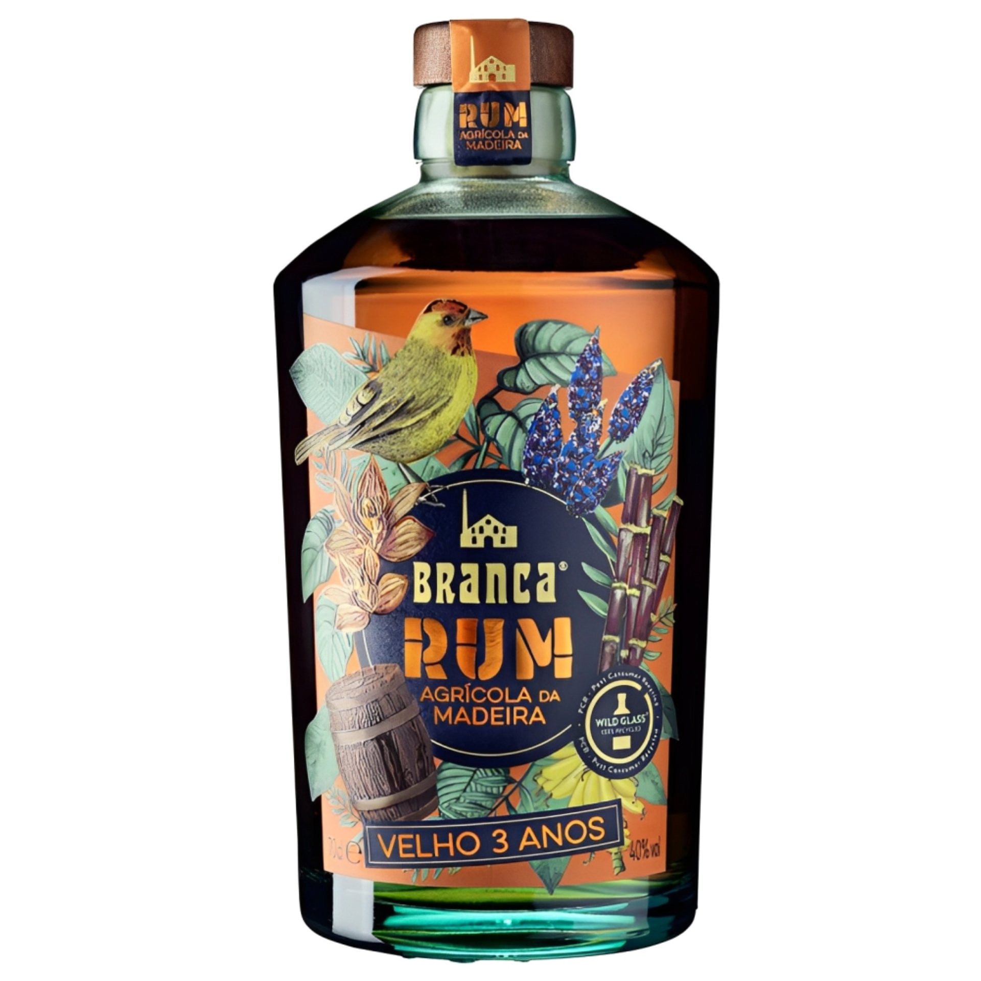 Rum Branca Madeira Velho 3 Anos Tropical 70Cl 40%
