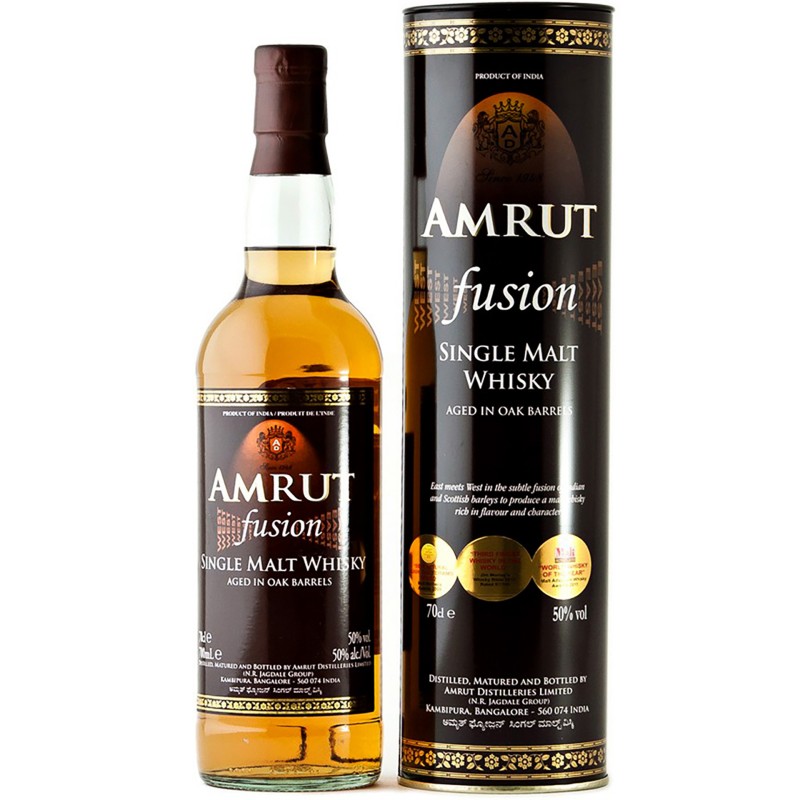 Whisky Single Malt Amrut Fusion 70Cl