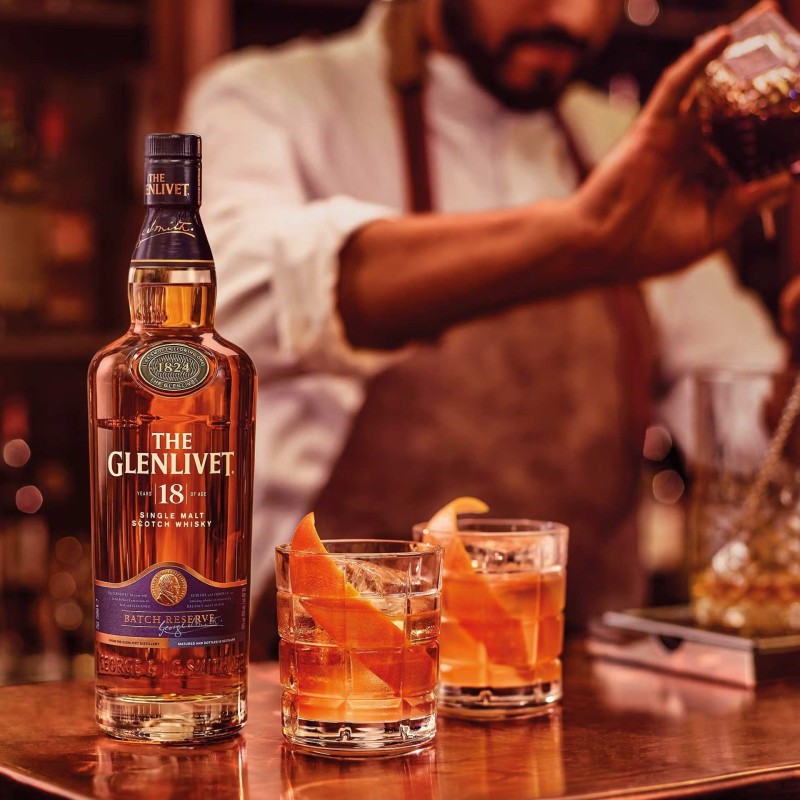 Whisky Single Malt Glenlivet 18 Anos 70Cl