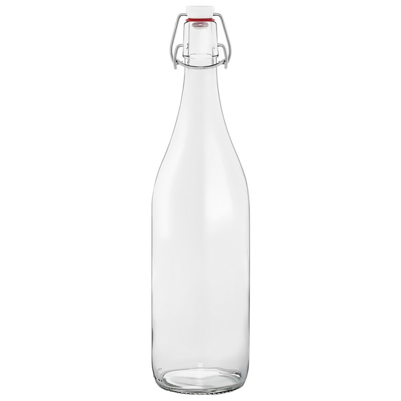 Garrafa Vidro C/ Tampa Plstico Oscilante 1L