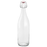 Garrafa Vidro C/ Tampa Plstico Oscilante 1L