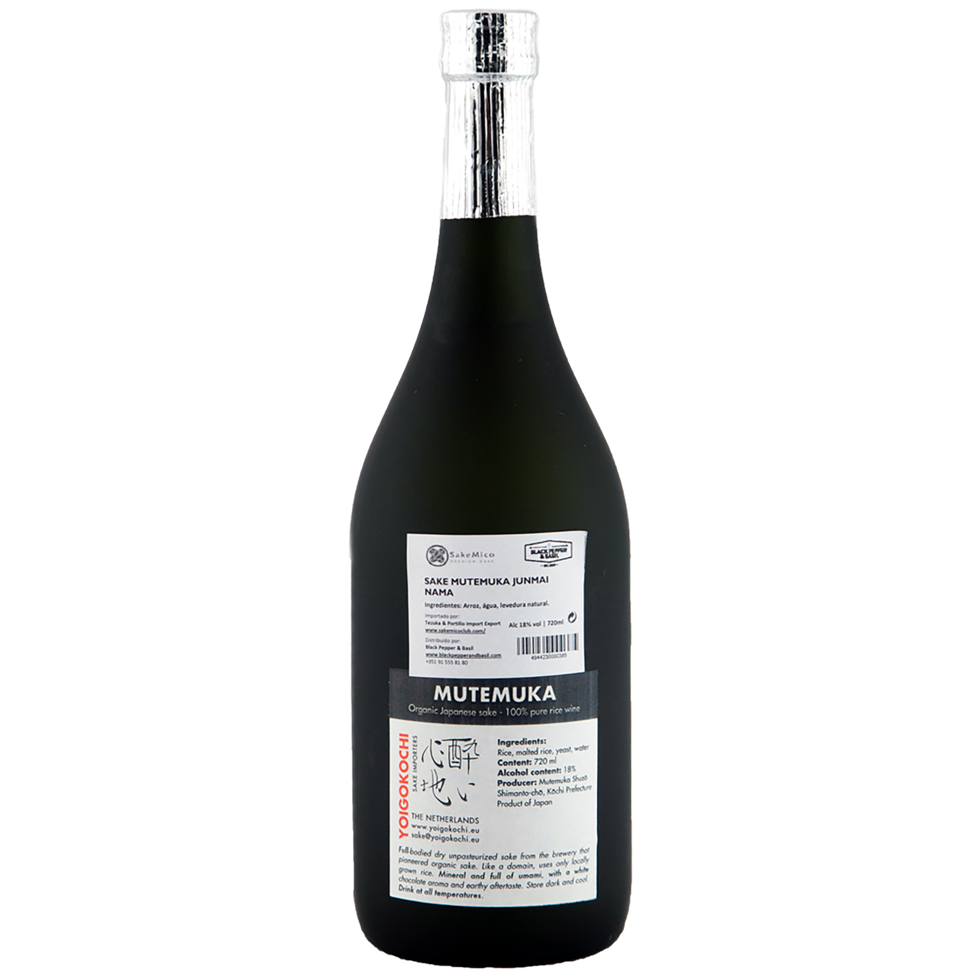 Sake Mutemuka Junmai Nama 72Cl 18%