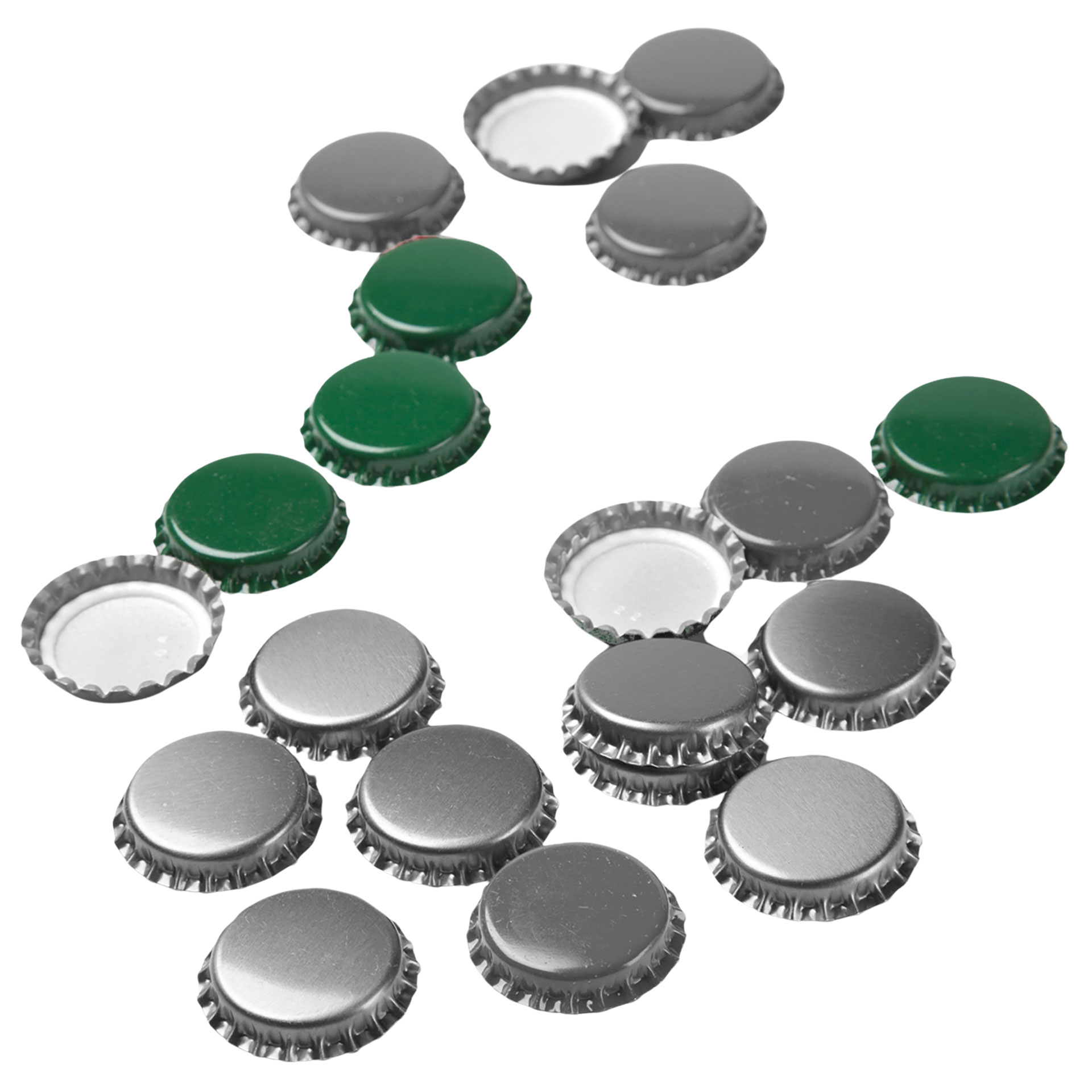 Bottle Cap Green 100 Un.