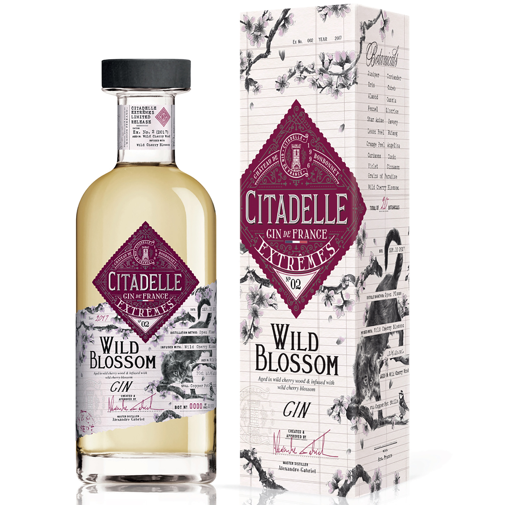 Gin Citadelle Extrêmes Nº2 Wild Blossom França 70Cl