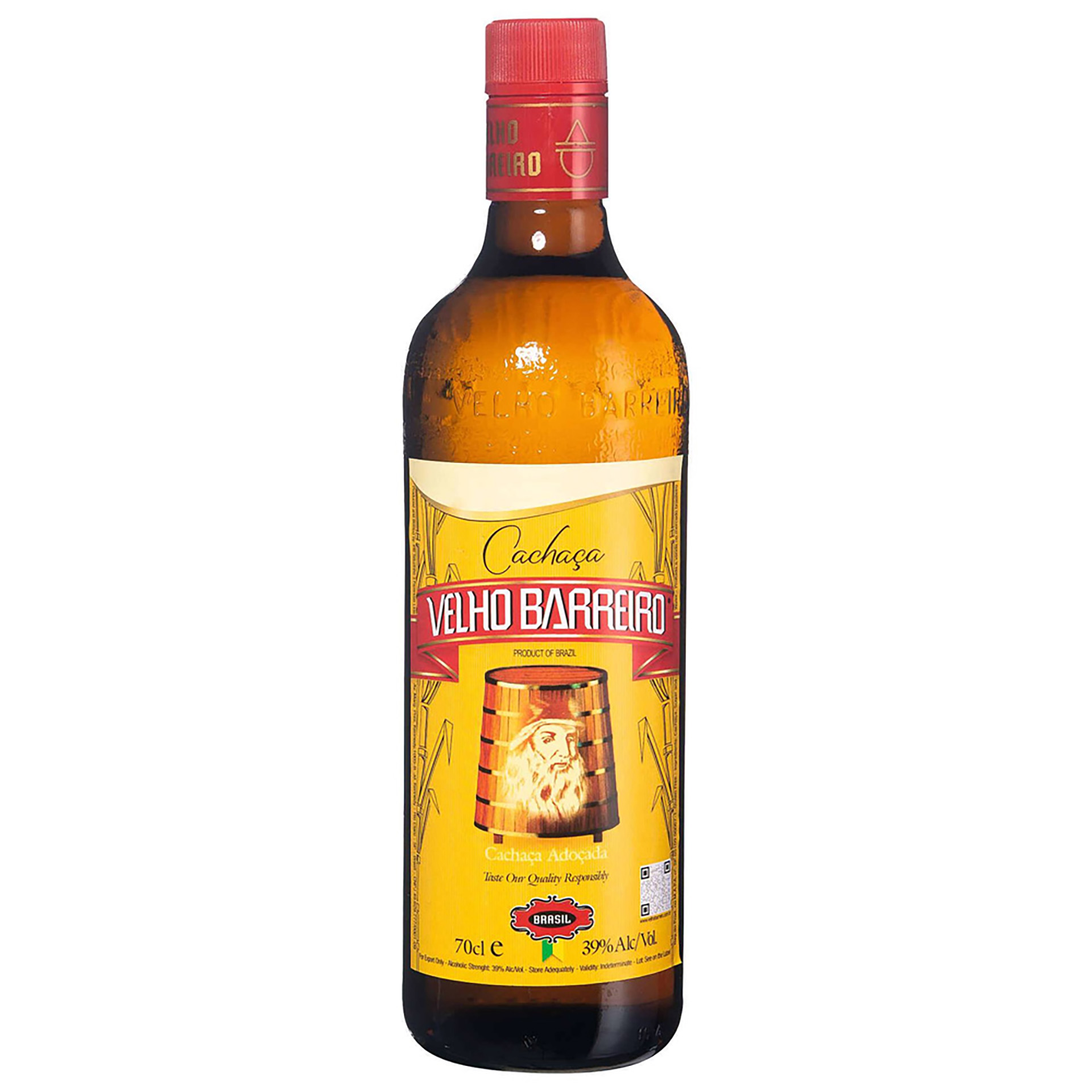 Cachaça Velho Barreiro 70Cl